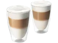 TCHIBO 2er Set, doppelwandige Latte Macchiato Gläser Transparent Doppelwandiges, mundgeblasenes Borosilikatglas