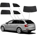 SunClip Sicht- & Sonnenschutz kompatibel mit Skoda Octavia III (5E) Kombi 2013-2017 & Facelift 2017-2020