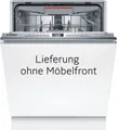 BOSCH vollintegrierbarer Geschirrspüler Serie 4 SMV4EVX08E, 14 Maßgedecke, Info Light - erlischt bei Beendigung des Spülvorgangs, flexible Körbe