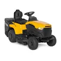 STIGA Estate 384 M Benzin-Gartentraktor - 414cc ST 400 Motor, 84cm Mähdeck, 200L Grasfangkorb, mechanisches Getriebe, Mulchfunktion und Anhängerkupplung - Ideal für große Gärten bis zu 3.500 m²