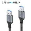 Sonero USB 3.0 Kabel - A/A - Aluminium - space grey/schwarz - 1,00m SPC-U050-010