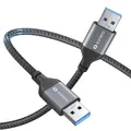 Sonero® USB-A auf USB-A 3.0 Datenkabel 5GB/s 1m space