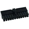 Phobya ATX Power Connector 24Pin Stecker inkl. 24 Pins - Black