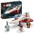 Lego Star Wars Obi-Wan Kenobis Jedi Starfighter, Spielzeug zum Bauen mit Taun We