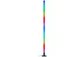 BreLight LED Stehlampe Neele LED Stehleuchte, Dimmer, Dimmfunktion, dimmbar über Fernbedienung, LED fest integriert, RGB, 150 cm, digitales RGB, Musiksensor, zerlegt mit Aufbauanleitung