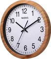 Retro Wanduhr Holzrahmen in 26cm - 10 Zoll
