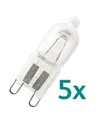5x Osram Halopin 20W = 25W 230V 66720 Halogenlampe Sockel G9