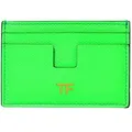 Tom Ford Kartenetui TF Neon-Colour Logo-Plakette Geldbörse, Kartenschlitze für Kreditkarten, Ausweise oder Visitenkarten grün