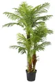 Kunstpalme Palme KP103 mit 3 Stämmen große Kunstpflanze Palme 180cm Hoch, Arnusa, Höhe 180 cm, künstliche Pflanze groß fertig im Topf