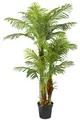 Große Künstliche Palme mit 3 Stämmen 180 cm Kunstpflanze Zimmerpflanze XXL TOP