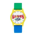 Guess Watches Gents j Balvin Herren Uhr analog Quarzwerk mit Plastik Armband V1048M1
