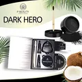 P-Beauty Cosmetic Accessories | Hochwertiges Zahnaufhellung Set weißere Zähne dank Aktivkohle Technologie - für Zuhause und unterwegs | Bio | Teeth Whitening Bleichsystem