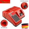 M18 Akku Schnell-ladegerät LITHIUM-Ion Ladegerät Für Milwaukee M12 -18C 12V-18V