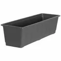 Thermo geli Plastic BLUMENKASTEN,,Standard"60cm Anthrazit Blumentopf Planzentopf