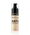 Bell HYPOAllergenic Mat & Soft Make-up Flüssige Foundation 30 g Nr. 04 Golden Beige
