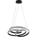 LED-Hängeleuchte Nuria Schwarz max. 60 Watt