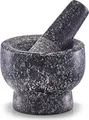 Zeller, Granit Mörser und Stößel Granit , 9x6,5 cm