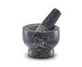 Zeller Present Küchenorganizer-Set Mörser & Stößel-Set, Granit, anthrazit, 70 ml, Ø9 x 6,5 cm