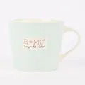 Grafik Werkstatt Goldtasse E=MC² weiß schwarz gold 420ml
