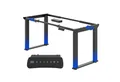 FLEXISPOT Schreibtisch Höhenverstellbarer Schreibtischgestell mit 4-Beinen (Dual-Motor, Großzügige Tischplattengröße 120-200 cm, 3 Speicherhöhen & Timer & Anti-Kollision & LED-Display), Moderner Esstisch, Home & Office, Max. Load: 150KG