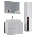 Badezimmer Lendas 4-tlg. ca. 114 cm Weiß