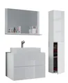 VCM Waschtisch 4-tlg. Waschplatz Waschtisch Lendas L Schublade (4-St)