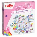HABA Einhorn Glitzerglück – Spielesammlung ab 3 Jahren mit 9 abwechslungsreichen Würfel-, Karten- & Brettspielen für 2–4 Kinder, einfach erklärt – 2012231001