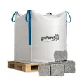 Granit Pflastersteine Garten Stein Natur Bau Weg 15/17cm 1000kg BigBag Palette