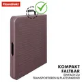 Saga Klapptisch Wetterfest und Höhenverstellbar, Ideal für Garten und Camping