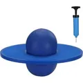 Relaxdays Pogo Ball Kunststoff Blau Rutschfest Bis 100 kg 25 cm x 39 cm x 28 cm