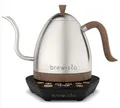 Brewista Artisan Stainless Steel | Elektrischer Wasserkocher | Schwanenhalsauslauf | Temperaturregelung | Slow Coffee Barista | 1,0 L