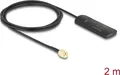 Delock GSM UMTS LTE WLAN 2.4 GHz Antenne SMA Stecker 2 dBi omnidirektional starr schwarz (12050)