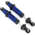 Traxxas Dämpfer GTS hart-eloxiert, blau montiert inkl Federhalter (TRX8260A)