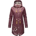 Marikoo Damen Regenjacke – Dancing Umbrella, wasserdicht mit Kapuze