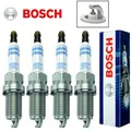 4x BOSCH FR7KPP33+ D.PLATINUM Zündkerzen für AUDI A6 4B ALLROAD 4B SKODA OCTAVIA