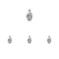 4 x Zündkerze BOSCH für AUDI, BENTLEY, HYUNDAI, MITSUBISHI, OPEL