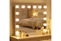 COSTWAY Schminkspiegel (1-St), Hollywood Spiegel, 14 dimmbare LED-Leuchten & 3 Lichtfarben