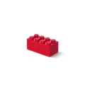 LEGO Mini Box 8 Knöpfe Rot - Vielseitige Aufbewahrungsbox für Snacks, Schmuck, Haarschmuck und Souvenirs – Sicher, leicht zu reinigen, 46 x 92 x 43 mm