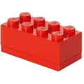 LEGO® Mini Box 8 Rot Lunchbox Snackbox Aufbewahrungsbox mit 8 Noppen Baustein