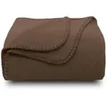 Zollner Kuscheldecke,, Braun, Textil, 130x170 cm, Oeko-Tex® Standard 100, Wohntextilien, Decken, Kuscheldecken
