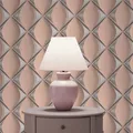 TADESSI Vliestapete 3D Optik Tommaso M1-No.1808 | Rosa | Silber | Modern
