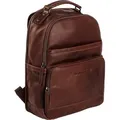 The Chesterfield Brand Austin Business-Rucksack Leder 39 cm Laptopfach - Braun