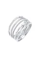 Elli Ring Damen Set Stacking Minimal Trend Blogger Basic in 925 Sterling Silber