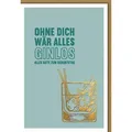 Verlag Dominique Grußkarten Geburtstag - Karte mit Umschlag - Männer, Ginlos