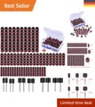 240 Schleifbänder und 12 Schleifwalzen - Perfektes Set für Schleifprojekte