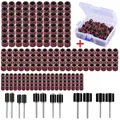 252 Stück Schleifhülsen Set mit Box Schleifbänder Schleifwalzen für Dremel
