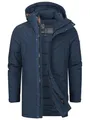 Indicode Herren INBenyot Parka mit Kapuze | Übergangsjacke für Männer Sky Captain, M