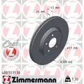 2x Zimmermann 400.5571.30 Bremsscheibe für MERCEDES BENZ E KLASSE S GLC C CLE
