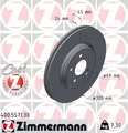 2 x ZIMMERMANN 400.5571.30 Bremsscheibe für MERCEDES-BENZ,MERCEDES-BENZ (BBDC)