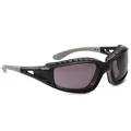 Bollé Safety PSSTRAI-415, Schutzbrille, Smoke Lenses, verstellbare Riemen, Einheitsgröße Serie TRACKER II